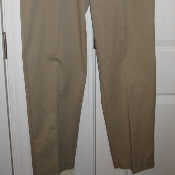 Men's Pants Savane Tan 34 x 32 Pleated Front - Picture 2 of 2